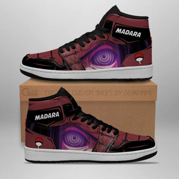 Madara Rinnegan Eye Sneakers Naruto Anime Sneakers Costume 2