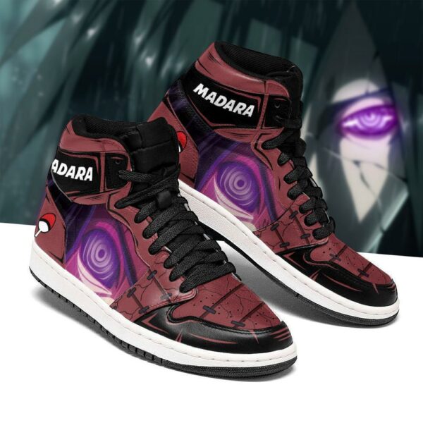 Madara Rinnegan Eye Sneakers Naruto Anime Sneakers Costume 1