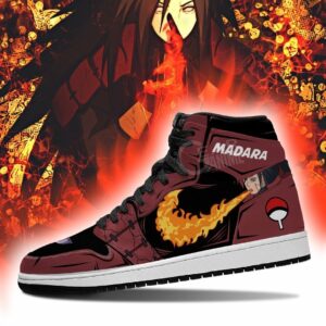 Madara Shoes Jutsu Fire Release Sneakers Naruto Anime Sneakers 6