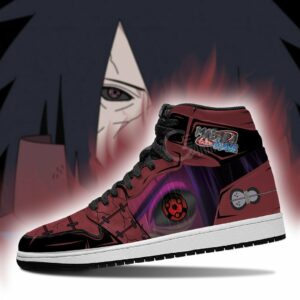 Madara Shoes Rinnegan & Mangekyou Sneakers High Top Anime 7