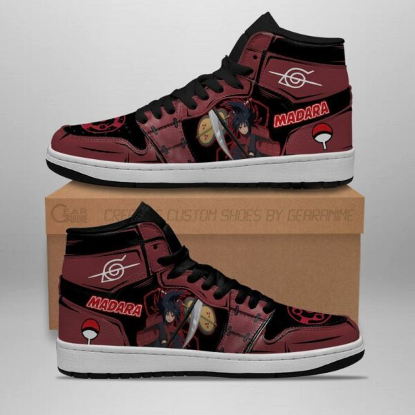 Madara Uchiha Sneakers Fighting Naruto Anime Sneakers 2