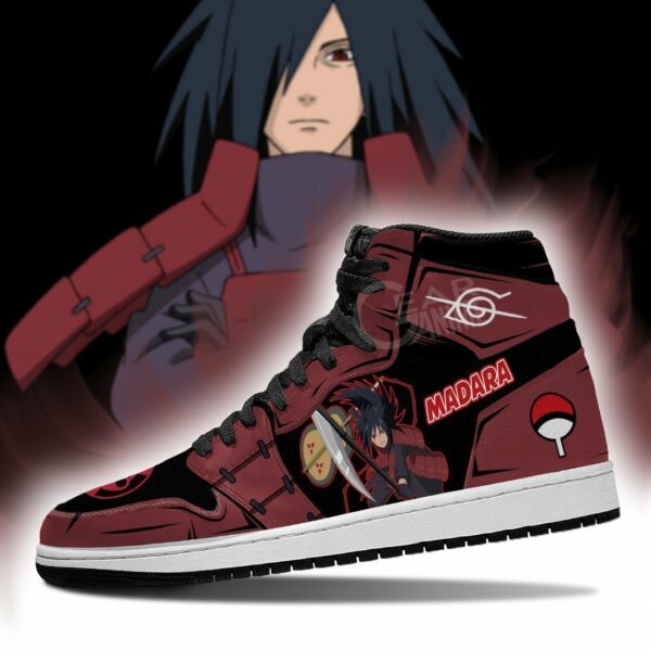 Madara Uchiha Sneakers Fighting Naruto Anime Sneakers 3