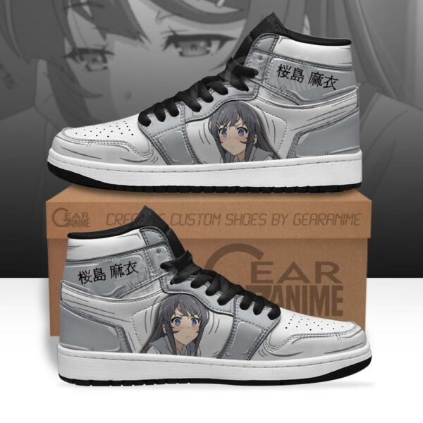 Mai Sakurajima Sneakers Custom Bunny Girl Senpai Anime Shoes 1