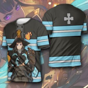 Maki Oze Fire Force Hoodie Shirt Anime Uniform Sweater Jacket 10