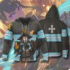 Maki Oze Fire Force Hoodie Shirt Anime Uniform Sweater Jacket 14