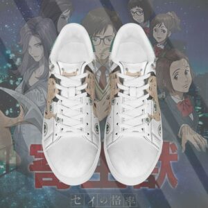 Parasyte Mamoru Uda Skate Sneakers Horror Anime Shoes PN10 7