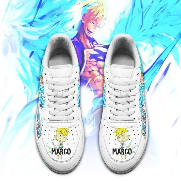 Marco Sneakers Custom One Piece Anime Shoes Fan PT04 2