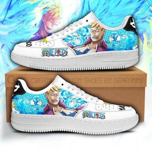 Marco Sneakers Custom One Piece Anime Shoes Fan PT04 1