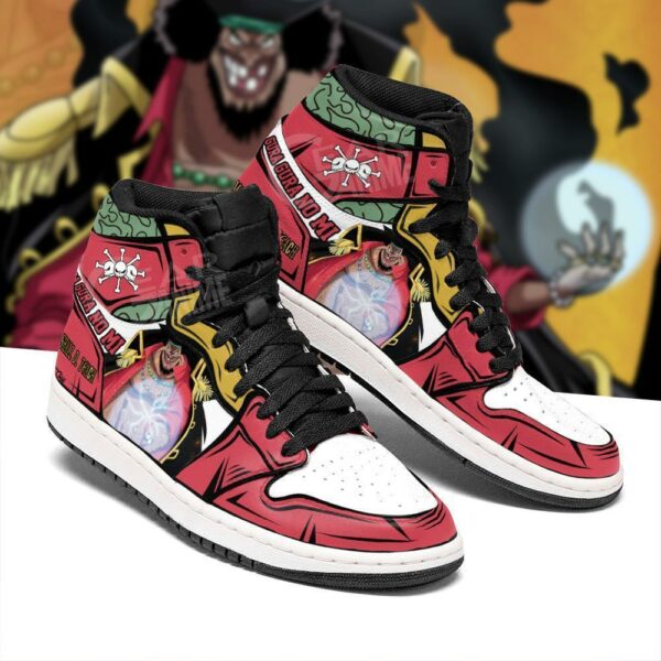 Marshall D. Teach Blackbeard Sneakers One Piece Anime Shoes Fan Gift MN06 2