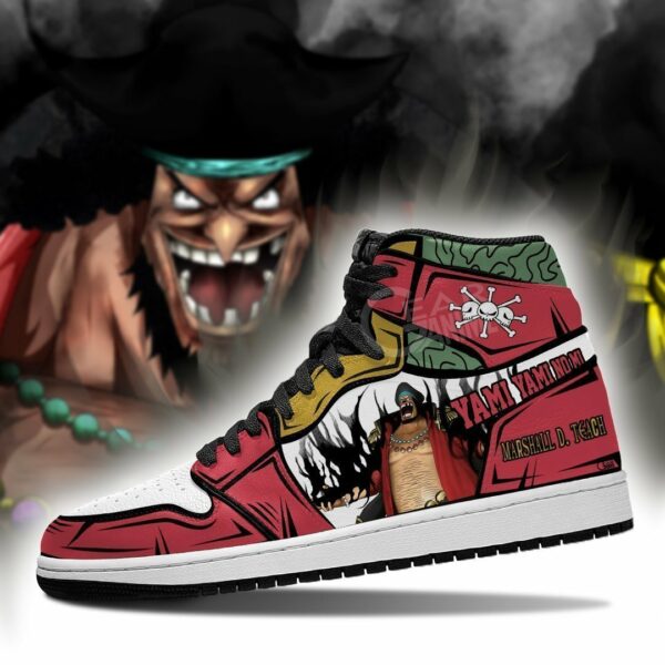 Marshall D. Teach Blackbeard Sneakers One Piece Anime Shoes Fan Gift MN06 3