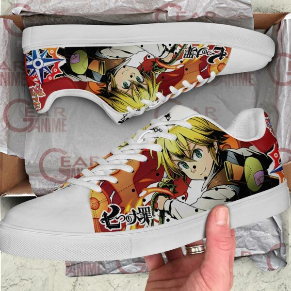 Meliodas Skate Shoes The Seven Deadly Sins Anime Custom Sneakers PN10 2