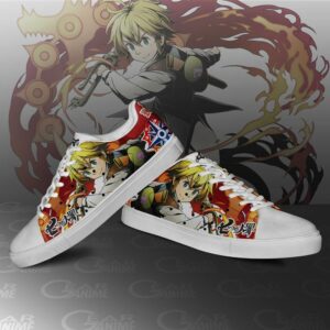 Meliodas Skate Shoes The Seven Deadly Sins Anime Custom Sneakers PN10 6