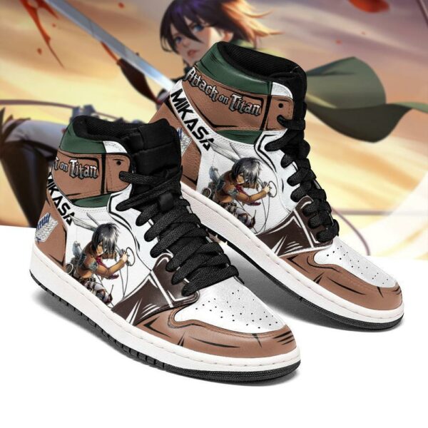 Mikasa Ackerman Sneakers Attack On Titan Anime Sneakers 2