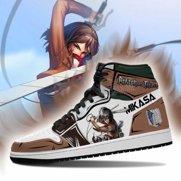 Mikasa Ackerman Sneakers Attack On Titan Anime Sneakers 3