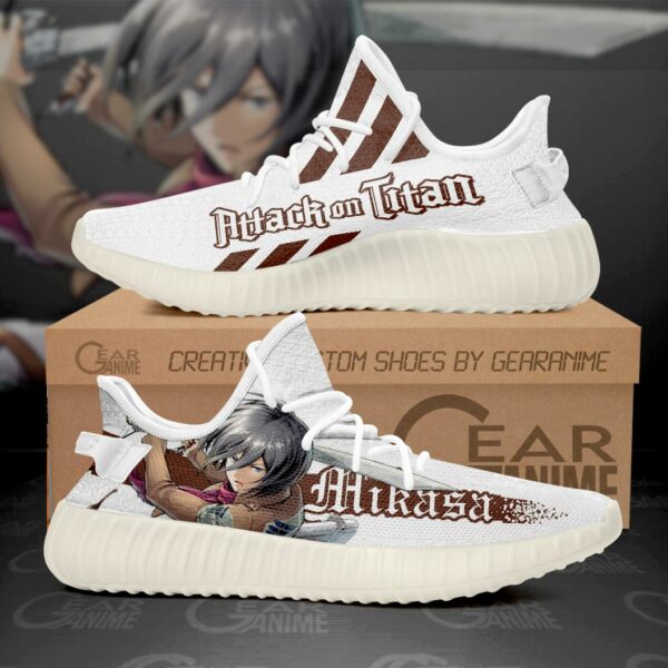 Mikasa Shoes Attack On Titan Custom Anime Sneakers TT10 1