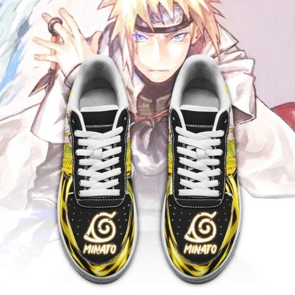 Minato Namikaze Sneakers Custom Shoes Naruto Anime Shoes Leather 2