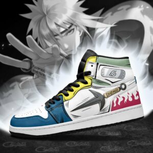 Minato Sneakers Custom Yellow Flash Kunai Naruto Anime Shoes 7