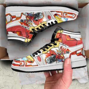 Burning Gundam Sneakers Custom Gundam Anime Shoes Gifts Idea 6