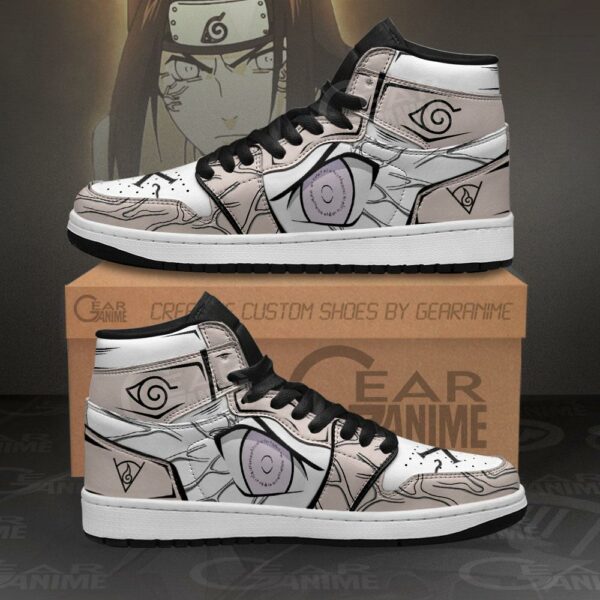 Neji Byakugan Eyes Sneakers Naruto Anime Shoes 1