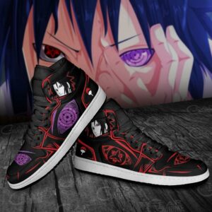 Uchiha Sasuke Sneakers Eternal Mangekyou & Rinne Sharingan Anime Shoes 7