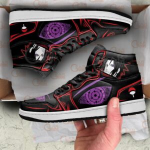 Uchiha Sasuke Sneakers Eternal Mangekyou & Rinne Sharingan Anime Shoes 6