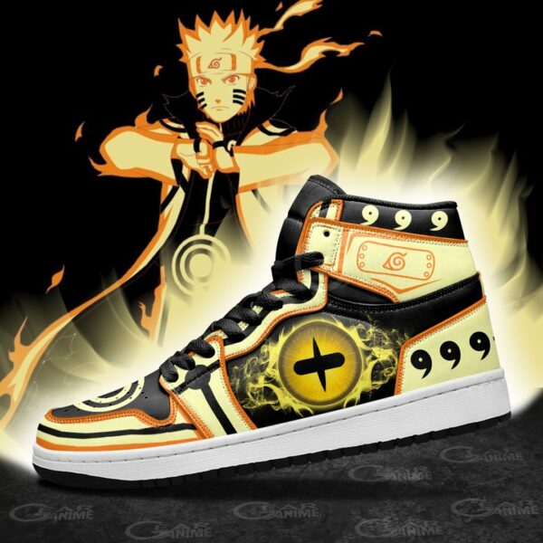 Nine Tails Sage Sneakers Kurama Naruto Eyes Anime Shoes 4