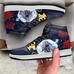 Sesshomaru Sneakers Dark Theme Custom Anime Shoes 7