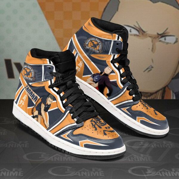 Karasuno Ryunosuke Tanaka Sneakers Haikyuu Custom Anime Shoes 2