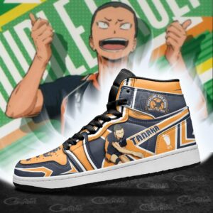 Karasuno Ryunosuke Tanaka Sneakers Haikyuu Custom Anime Shoes 7