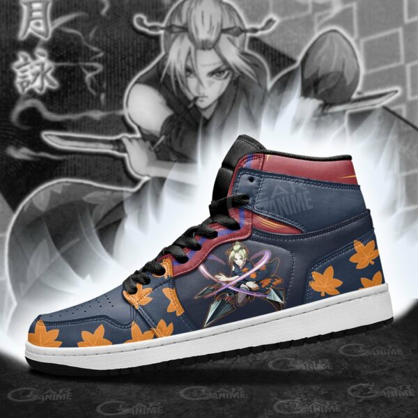 Tsukuyo Sneakers Gintama Custom Anime Shoes 3