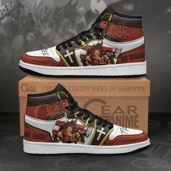 Guilty Gear Sol Badguy Sneakers Custom Anime Shoes 1