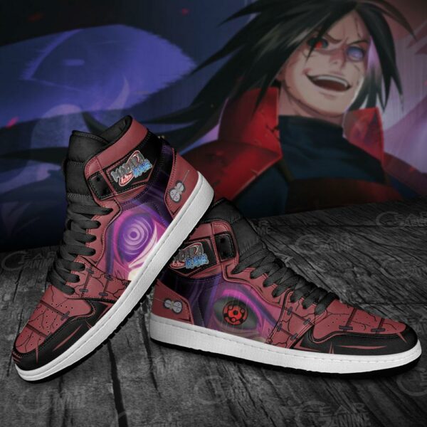 Madara Eyes Sneakers Custom Rinnegan & Mangekyou Sharingan Anime Shoes 4