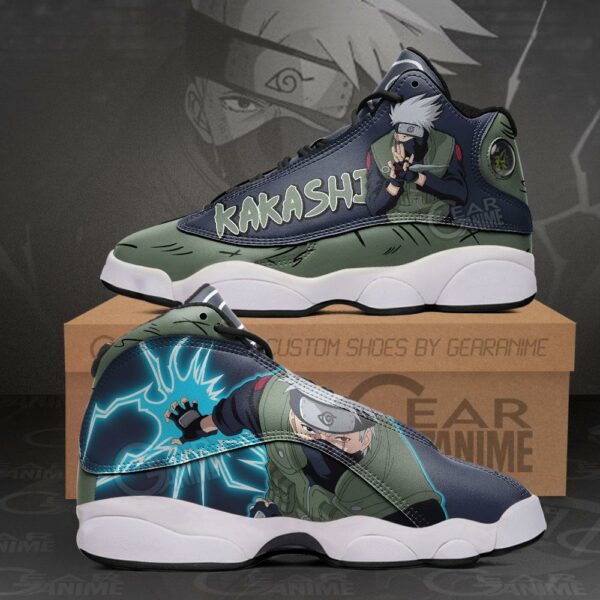 Hatake Kakashi JD13 Sneakers Jounin Naruto Custom Anime Shoes 1