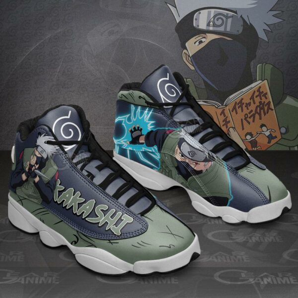 Hatake Kakashi JD13 Sneakers Jounin Naruto Custom Anime Shoes 2