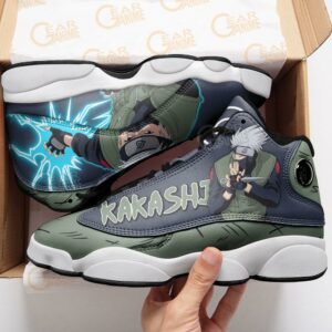 Hatake Kakashi JD13 Sneakers Jounin Naruto Custom Anime Shoes 7