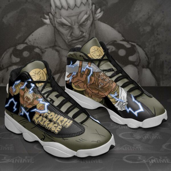 Fourth Raikage JD13 Sneakers Naruto Custom Anime Shoes 2