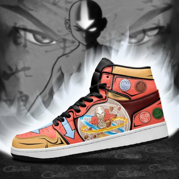 Avatar Aang Sneakers Custom The Last Airbender Anime Shoes 4