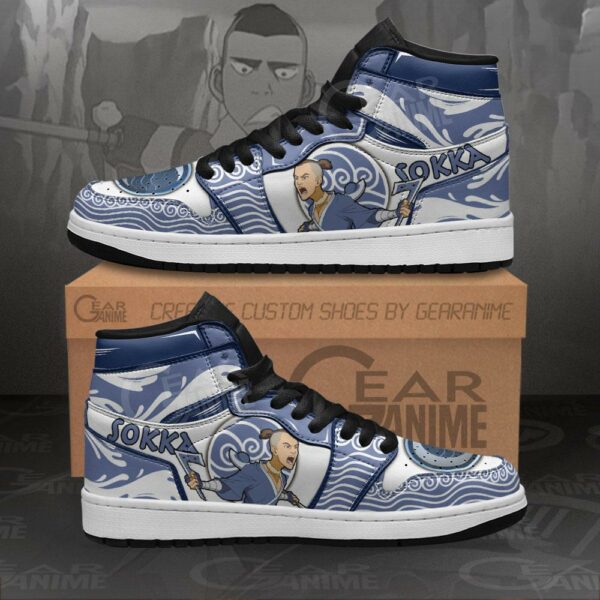 Sokka Sneakers Custom Avatar The Last Airbender Anime Shoes 1