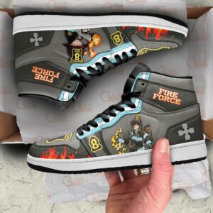 Fire Force Shinra Kusakabe Sneakers Custom Anime Shoes 7