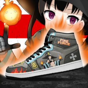 Fire Force Maki Oze Sneakers Custom Anime Shoes 6