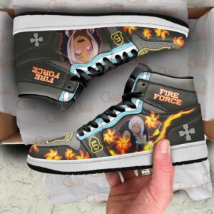 Fire Force Hibana Sneakers Custom Anime Shoes 7