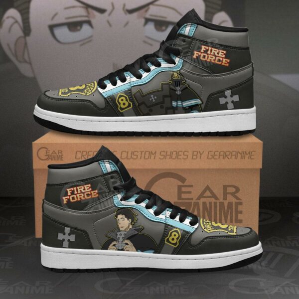 Fire Force Akitaru Obi Sneakers Custom Anime Shoes 1