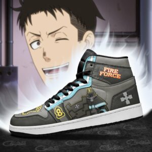 Fire Force Akitaru Obi Sneakers Custom Anime Shoes 6