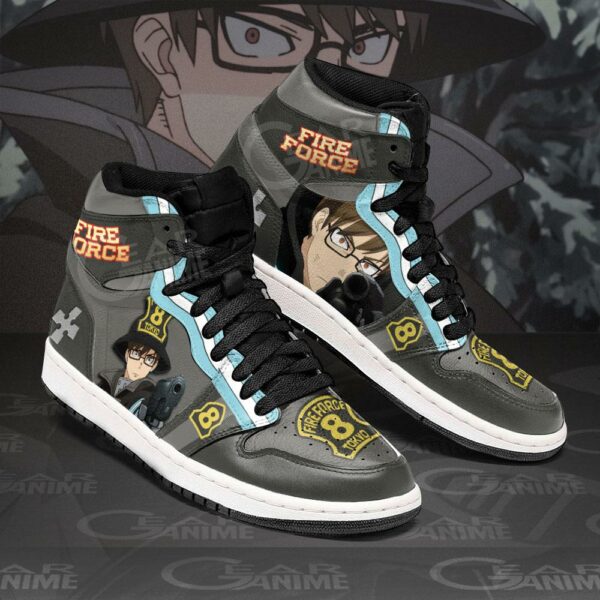 Fire Force Takehisa Hinawa Sneakers Custom Anime Shoes 2