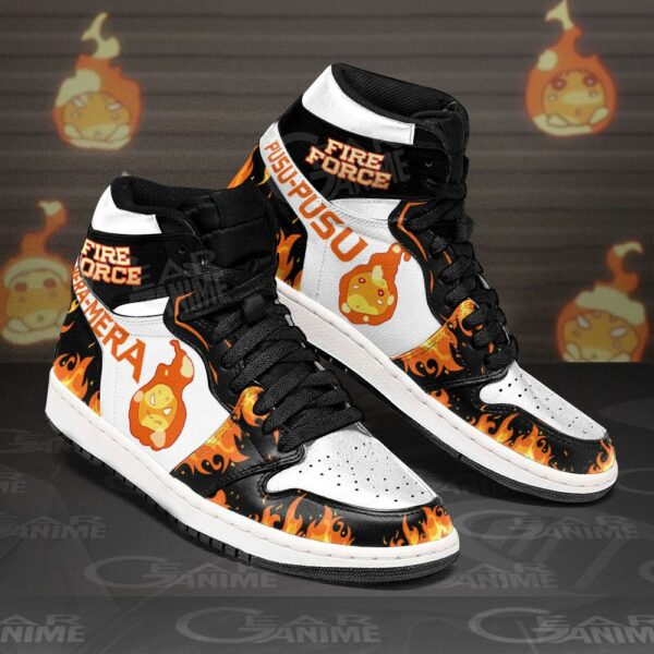 Fire Force Pusu Mera Sneakers Custom Anime Shoes 2