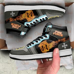 Fire Force Company 8 Sneakers Custom Anime Shoes 7