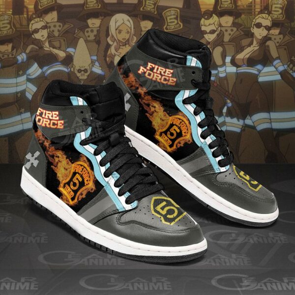 Fire Force Company 5 Sneakers Custom Anime Shoes 2