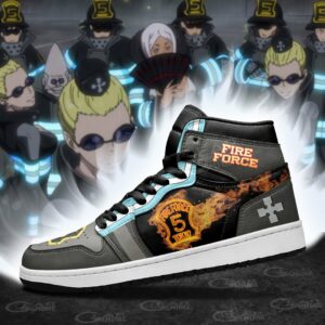 Fire Force Company 5 Sneakers Custom Anime Shoes 6