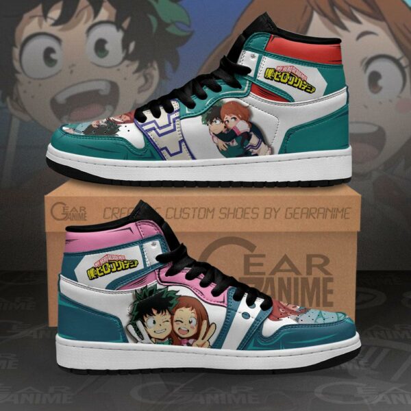 Izuku and Uraraka Sneakers My Hero Academia Anime Shoes 1