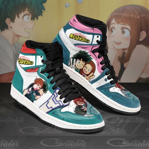 Izuku and Uraraka Sneakers My Hero Academia Anime Shoes 2